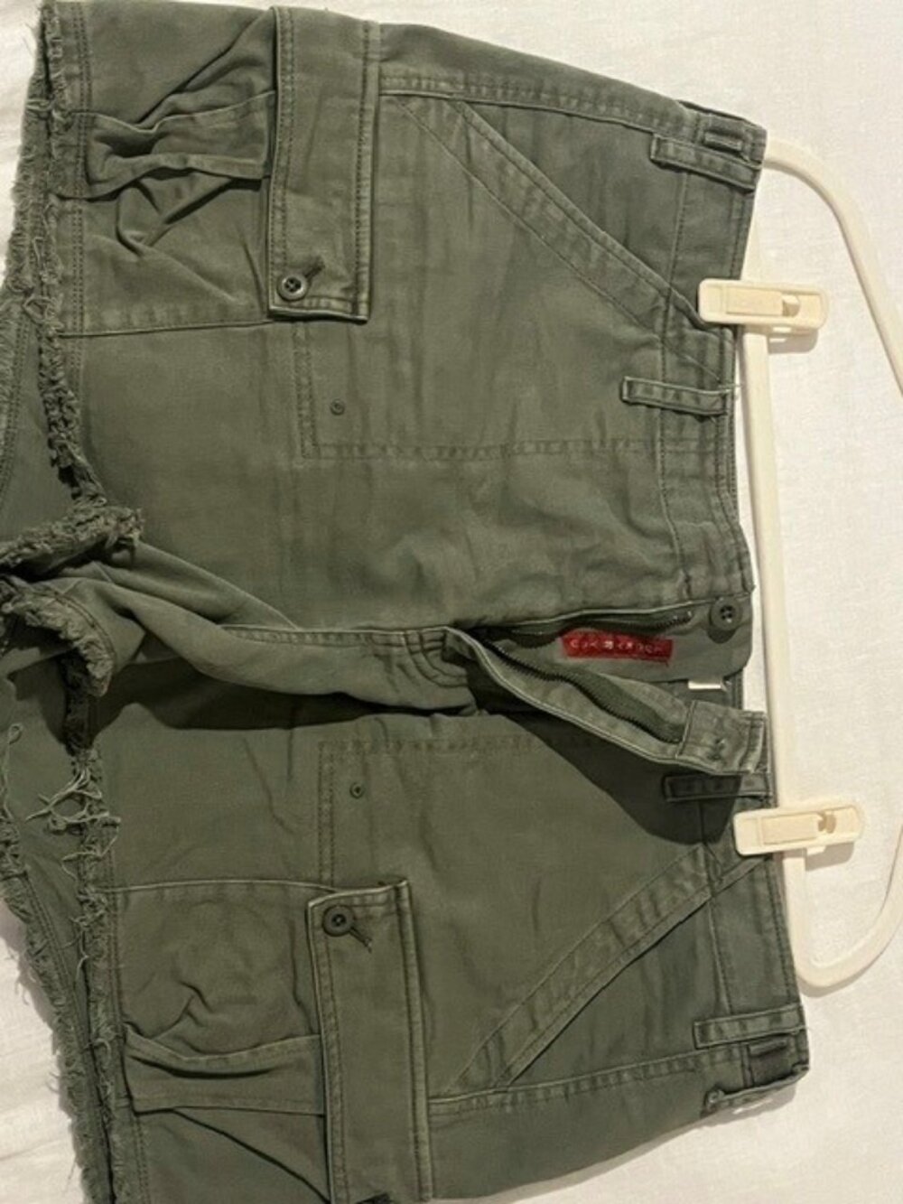 Lucky green cargo shorts, size 33